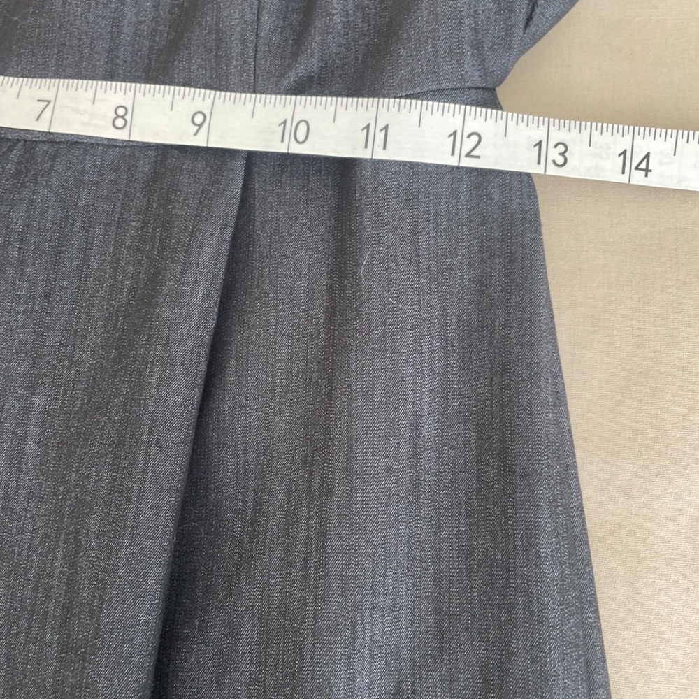 Calvin Klein Women Tie Back Wide Leg Jumpsuit Charcoal Grey Size 2 NWT Classic - Picture 5 of 8